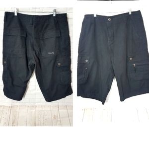 Iron Black Cargo Shorts